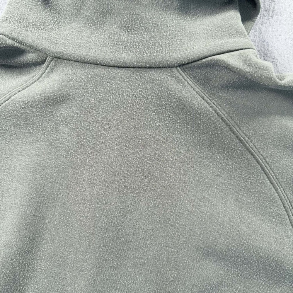Spanx AirEssentials Half Zip Pullover Womens M Green Athleisure Top - Picture 6 of 12